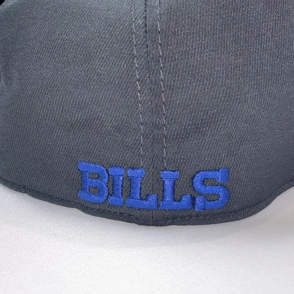 Black & Blue Buffalo Bills Hat Fitted Medium Large - Picture 4 of 8